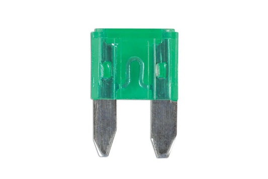 Mini Blade Fuses 30A, Green 25pc