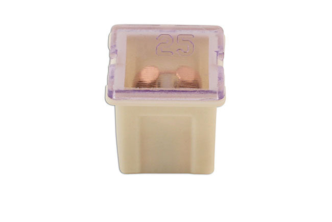 J-Type Cartridge Low Profile Fuses 25A, Natural 10pc