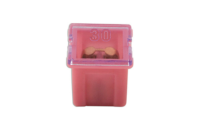 J-Type Cartridge Low Profile Fuses 30A, Pink 10pc