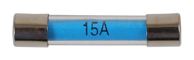 Glass Auto Fuses 15A 100pc