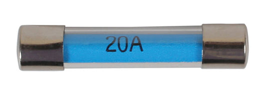 Glass Auto Fuse 20A 100pc