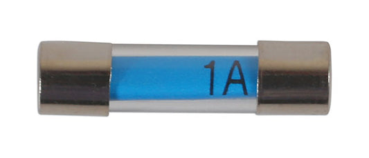 Mini Glass Radio Fuses 1A, 100pc