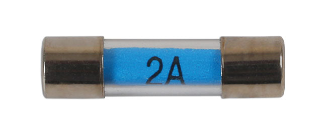 Mini Glass Radio Fuses 2A, 100pc