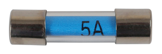 Mini Glass Radio Fuses 5A, 100pc