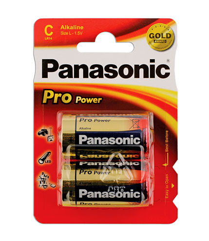 Panasonic Pro Power C Cell Battery 2pc x 12
