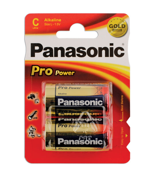 Panasonic Pro Power Size C Battery 2pc