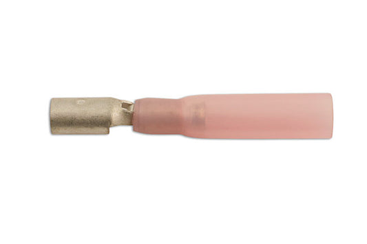 Red Heat Shrink Female Bullet Terminal 25pc