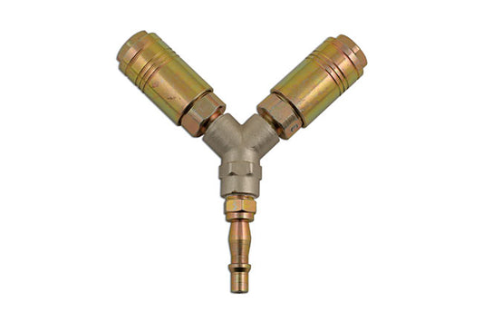 Fastflow Twin Single Action Airline Y-Coupling 1pc