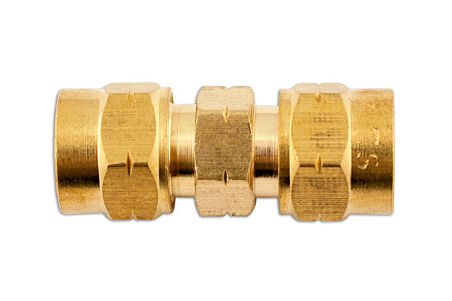 Brass Straight Coupling 4mm 10pc