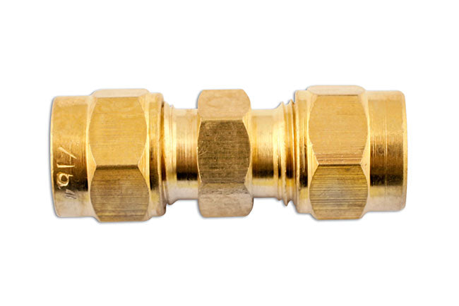 Brass Straight Coupling 1/2" 5pc