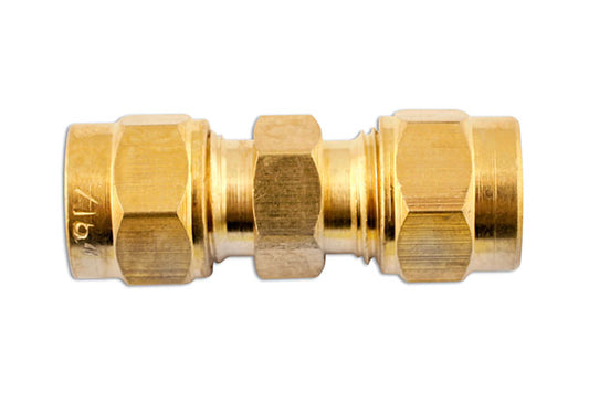 Brass Straight Coupling 5/16" 10pc