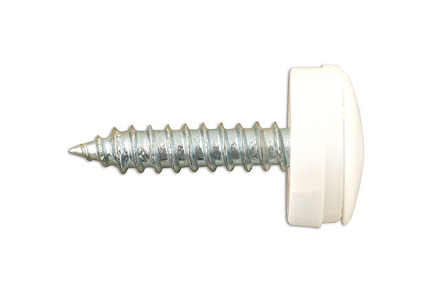 Self Tapping Screws 8 x 3/4" White Cap 100pc