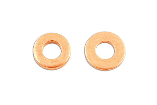 Common Rail Copper Injector Washer 13.85 x 7.3 x 1.4mm 50pc