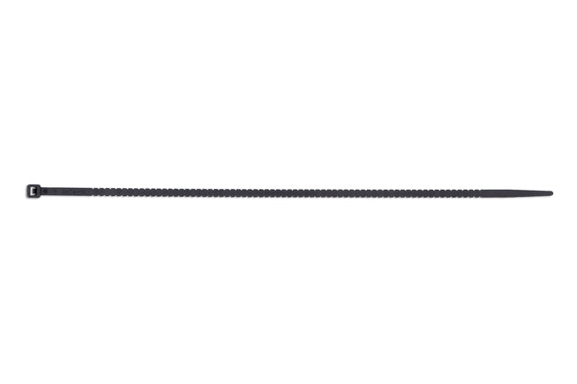 Black Twist-to-Break Cable Tie 300mm x 4.6mm 50pc