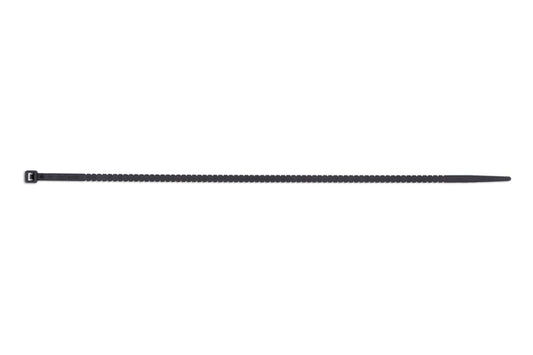 Black Twist-to-Break Cable Tie 300mm x 4.6mm 50pc