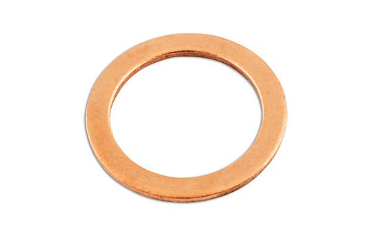 Copper Sealing Washer M18 x 24 x 1.5mm 100pc
