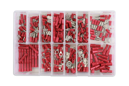 Assorted Red Terminals Box 260pc