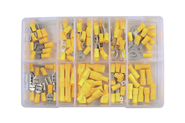Assorted Yellow Terminals Box 110pc