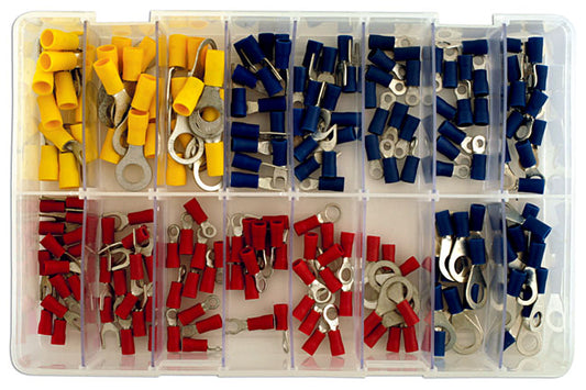 Assorted Ring & Fork Terminals Box - 200pc
