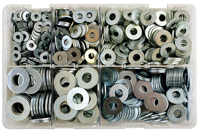 Assorted Imperial Table 4 Flat Washers 800pc