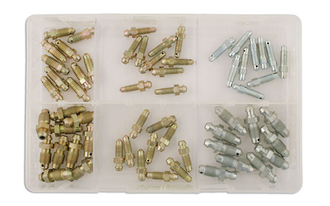 Assorted Brake Bleed Screws Box 60pc