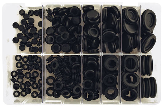 Assorted Wiring & Blanking Grommets Box 240pc