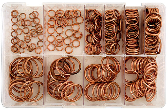 Assorted Compression Washers Box 250pc