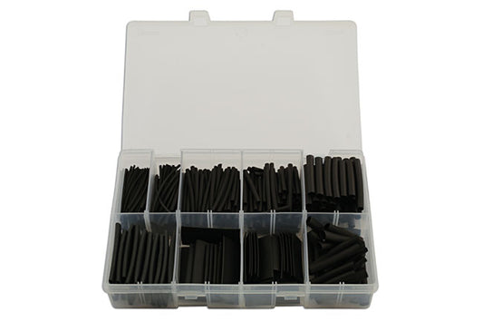 Assorted Black Heat Shrink, 50mm Lengths 350pc