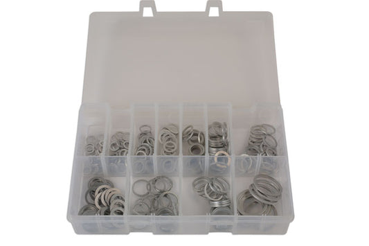 Assorted Aluminium Washers Box 260pc