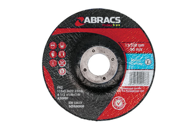 Abracs DPC Cutting Discs 115mm x 3.0mm 10pc