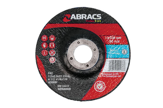 Abracs DPC Cutting Discs 115mm x 3.0mm 10pc