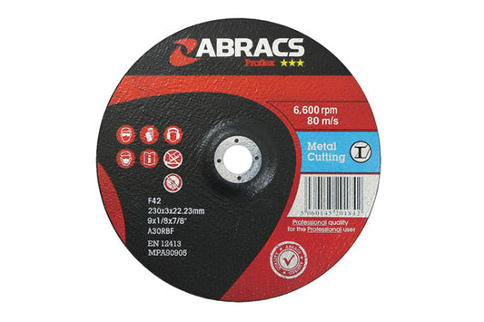 Abracs DPC Cutting Discs 230mm x 3.0mm 5pc