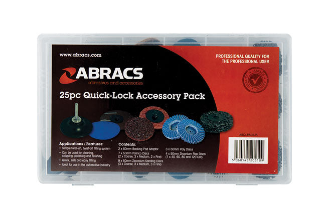 Abracs Quick Lock Accessory Pack 25pc
