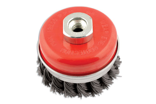 Abracs Twist Knot Cup Brush 95mm x M14 1pc