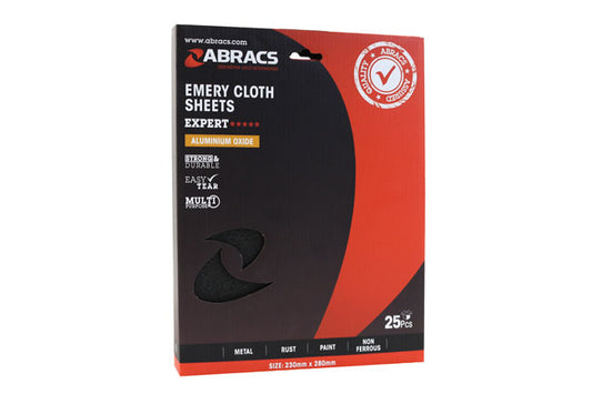 Abracs Emery Sheets P80 25pc