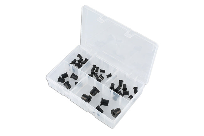 Assorted Rubber Nut Insert Set 40pc