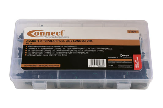 Assorted Fuel Line Leak Off Connectors 85pc