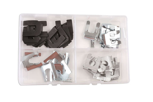 Assorted Brake Hose Clips 35 - 40mm 40pc