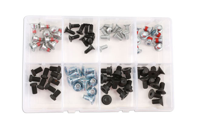 Assorted Brake Disc & Drum Fixing Screws M6 - M8, 80pc