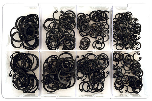Assorted Internal Metric Circlips Box 250pc