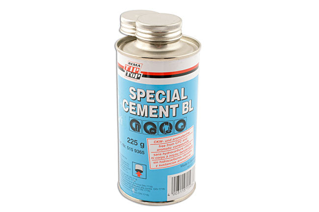 Blue Cement for Tyre Patches 200g c/w brush 1pc