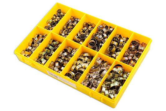 Assorted Clic Type Reusable Hose Clips 500pc