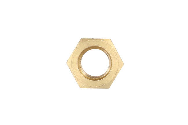 Brass Nut M8 x 1.25 x 13mm Hex 10pc