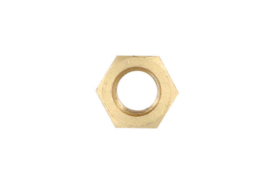 Brass Nut M8 x 1.25 x 13mm Hex 10pc