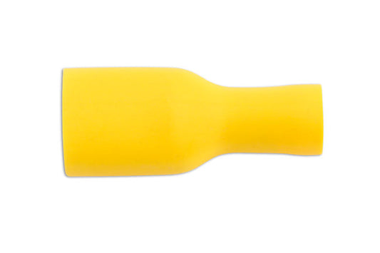 Yellow Fully Insulated Female Push On Terminal 6.3mm 10pc