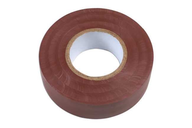 Brown PVC Insulation Tape 19mm x 20m 1pc