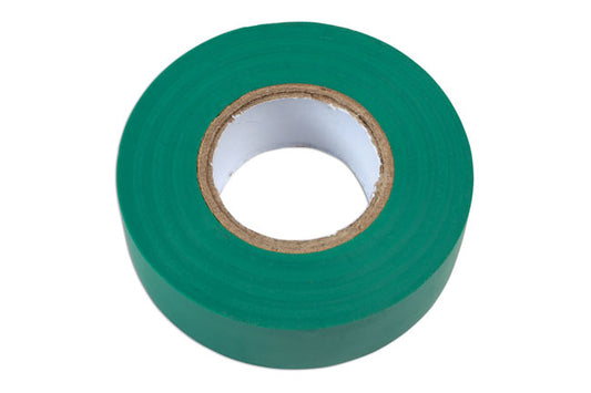 Green PVC Insulation Tape 19mm x 20m 10pc
