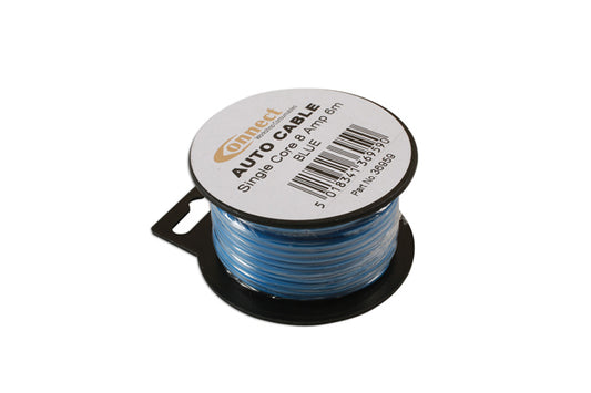 Blue Single Core Auto Cable 14/0.30 6m