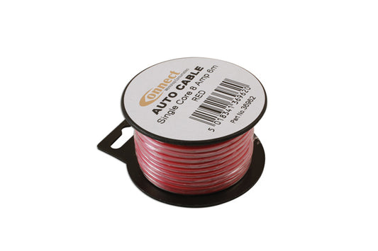 Red Single Core Auto Cable 14/0.30 6m