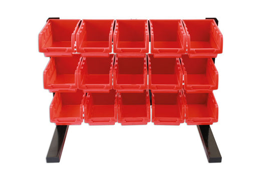 15 Storage Bin Work Top Stand